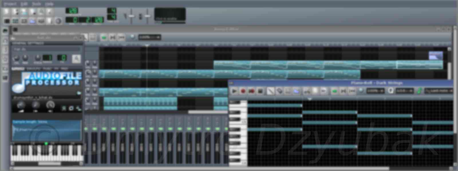music Linux MultiMedia Studio blur